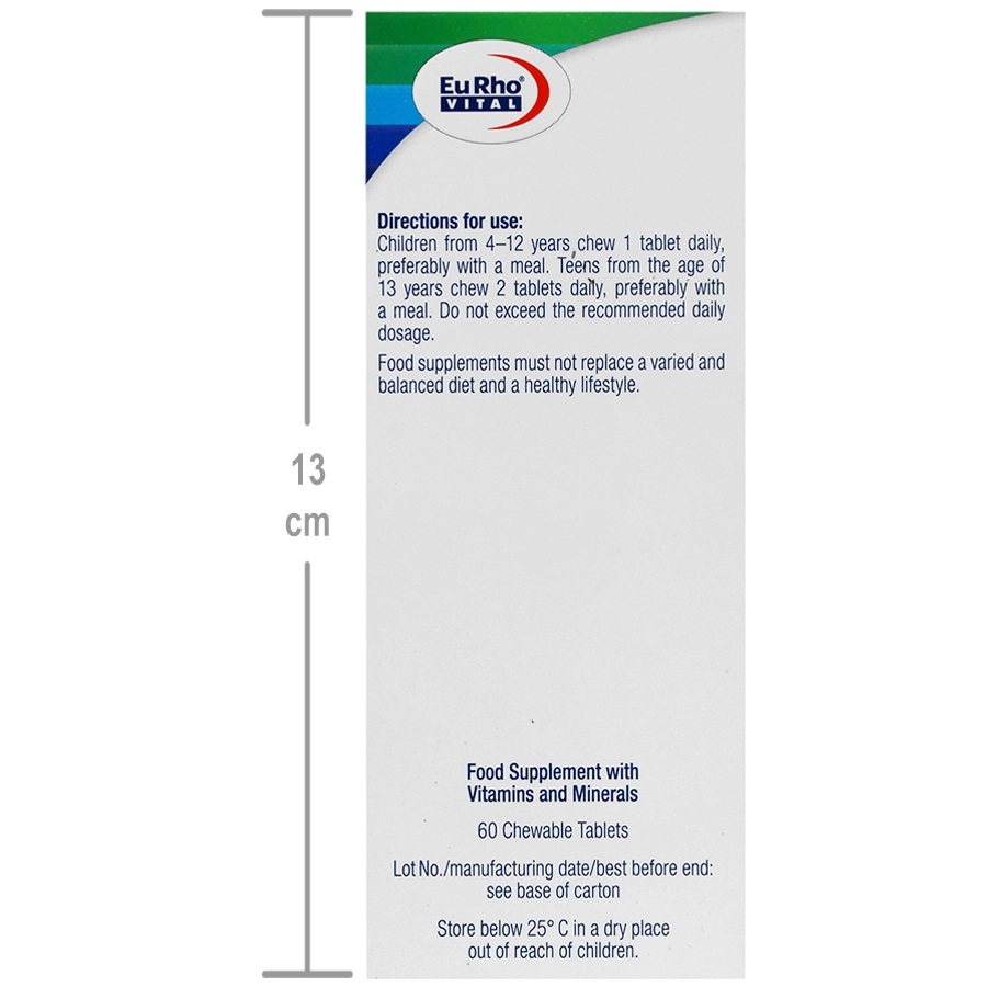 قرص جویدنی مولتی پلاس کیدز یوروویتال - Image 4